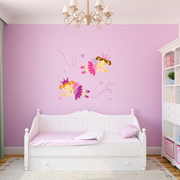 wandtattoos für kinderzimmer mädchenzimmer wände dekorieren rosa