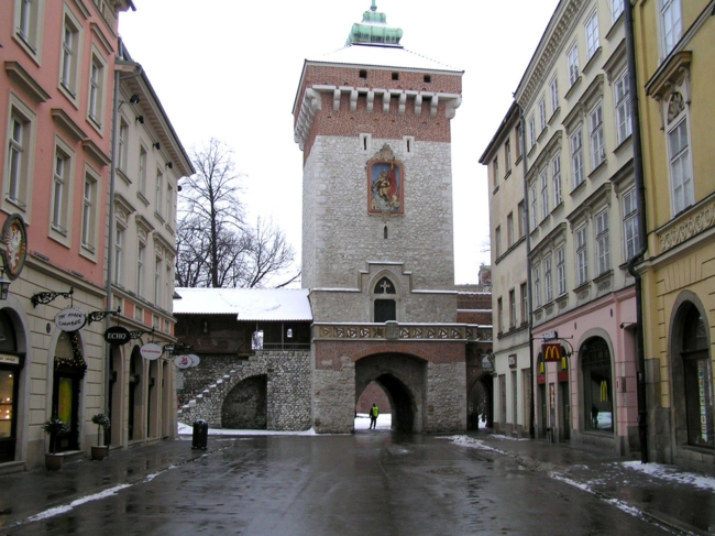 Brama Floriańska sehenswürdigkeiten in Krakau Polen