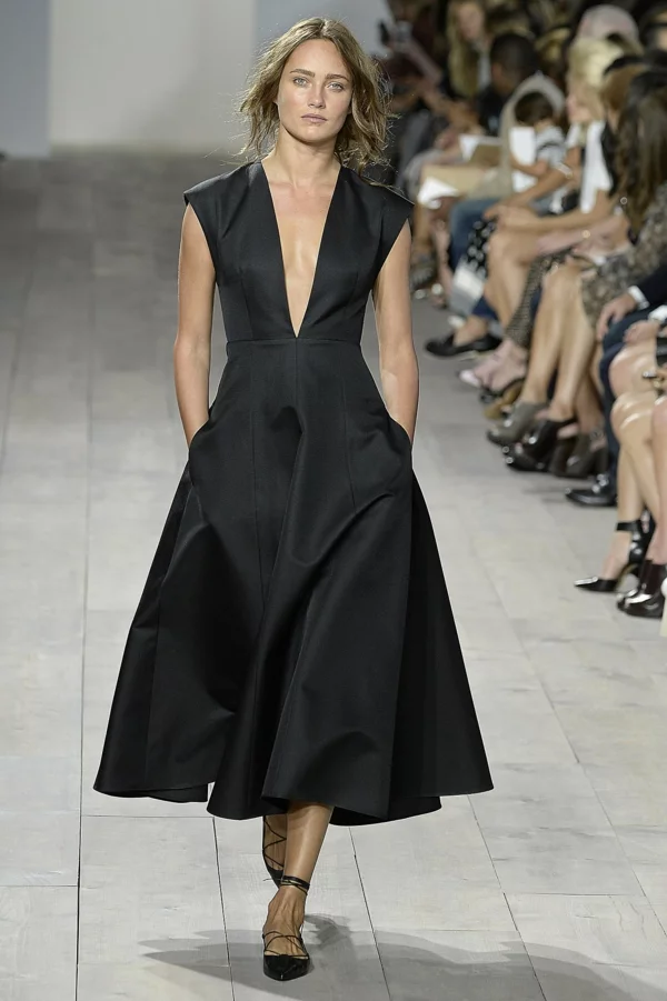 Michael Kors Kollektion designer mode 2015 kleid schwarz