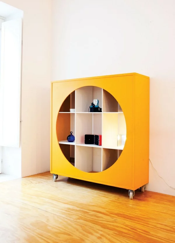 Möbeldesigner Jasper Morrison designermöbel regal gelb