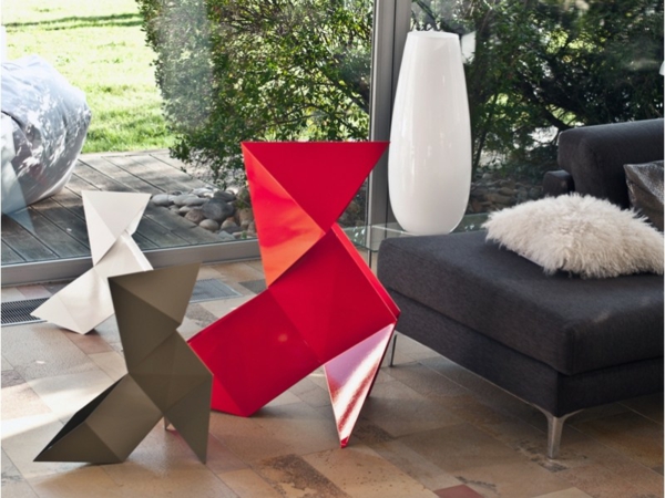 Nathalie Bernollin designerleuchten origami bodenlampe
