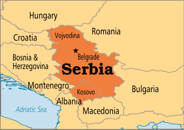 Reisen nach Serbien karte sehenswürdigkeiten