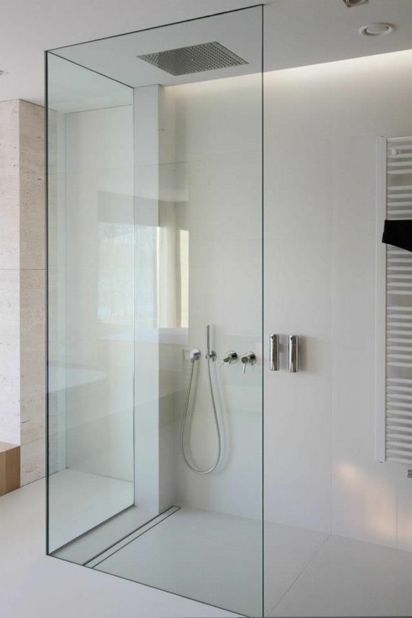 dusche renovieren minimalistisch badezimmerarmatur