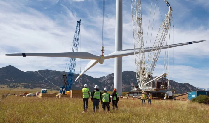 energieumwandlung windfarm konstruktion montage