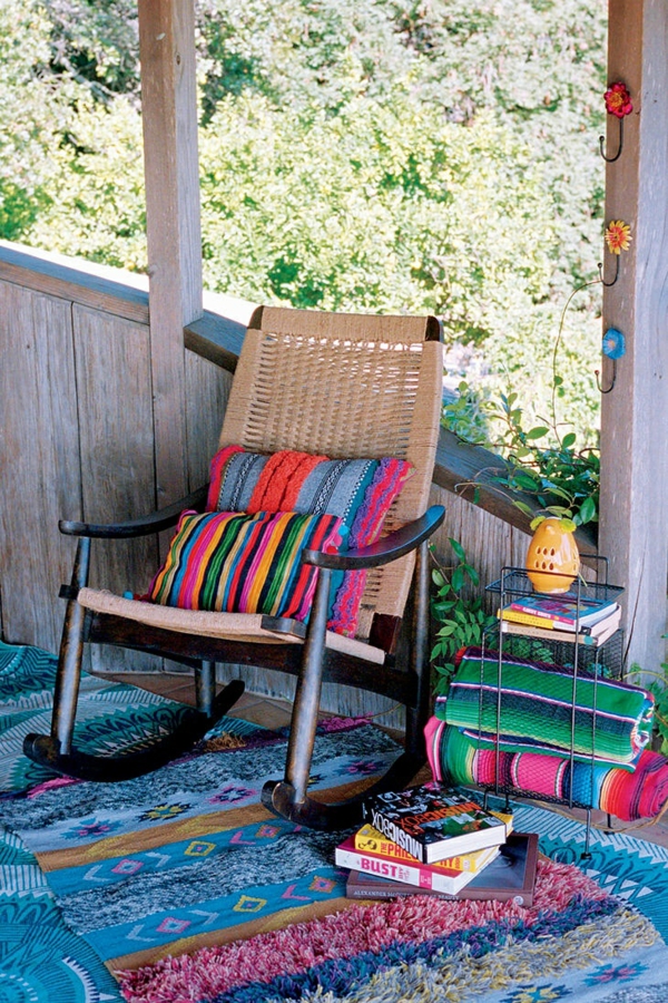 interior design mexikanische deko terrassengestaltung farben