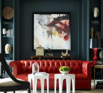 Rotes Sofa ins Innendesign einbeziehen – Inspirierende rote Sofas