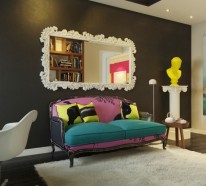 Schöne Sofas lassen das Wohnzimmer charmanter aussehen