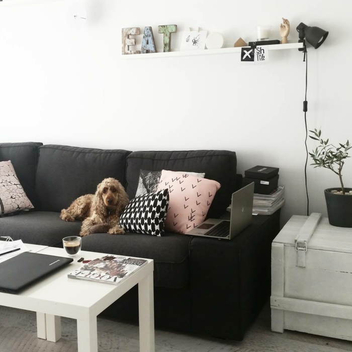skandinavische möbel wohnzimmer sofa minimalistisch