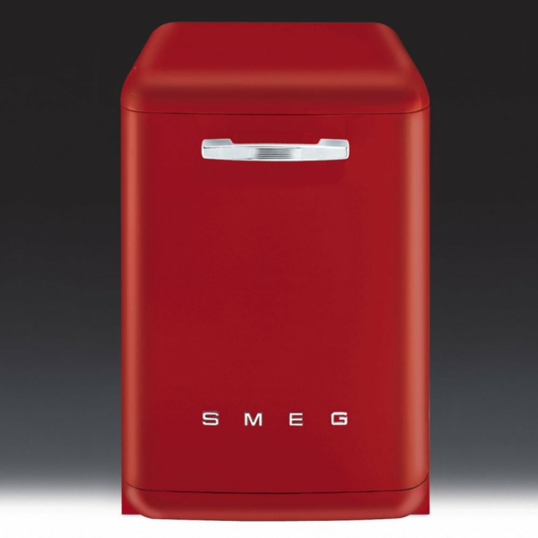 smeg kühlschrank elegant rot kleines model