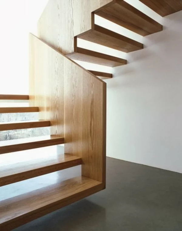 treppenhaus design holz zeitgenössisch schön