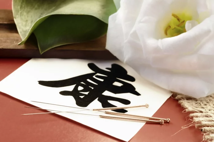 Abnehmen Akupunktur nadeln traditionelle chinesische medizin