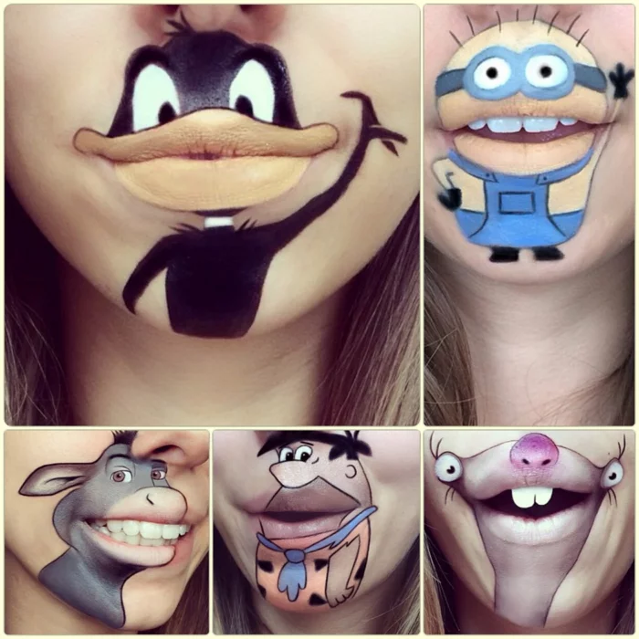 Laura Jenkinson kreatives make up lippen schminken