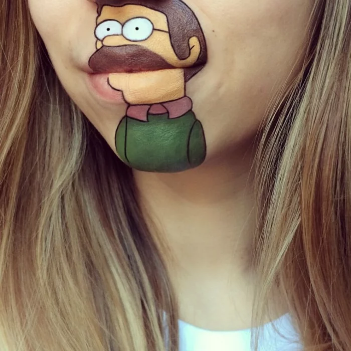 Laura Jenkinson make up artist lippen schminke comic figuren