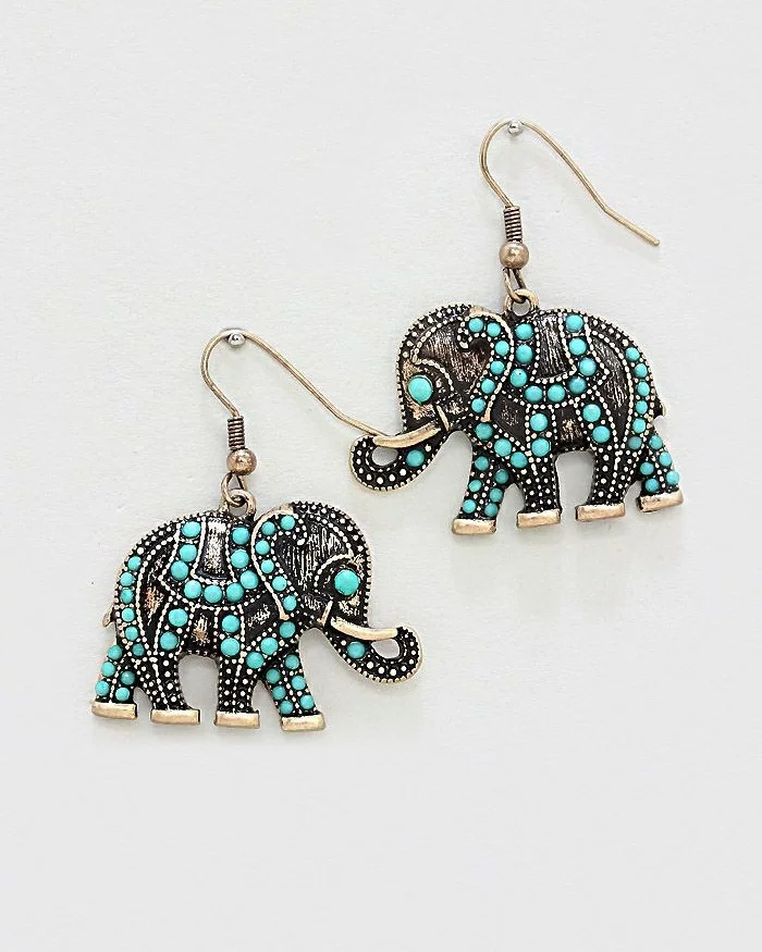 Modeschmuck Ohrringe schmuck design elefanten ohrringe