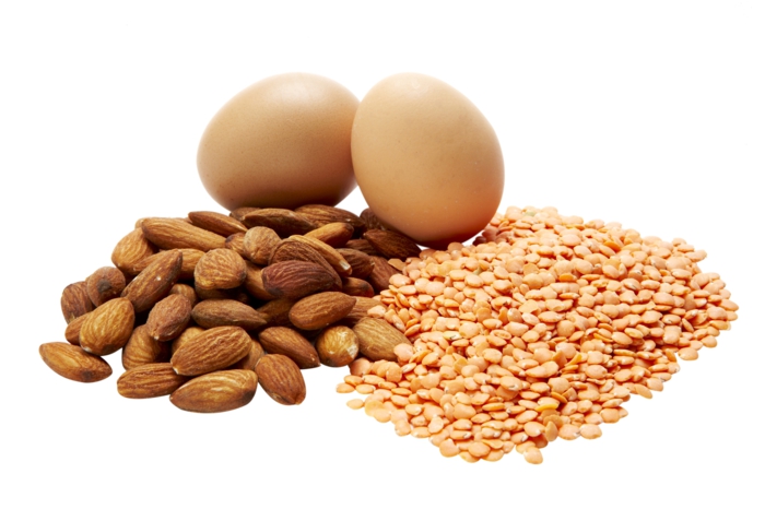 Vitamine für die Haare gesunde ernährung eier proteine