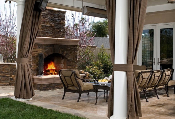 Gartenkamin oder offene Feuerstelle - 30 Ideen, wie Sie stilvolle