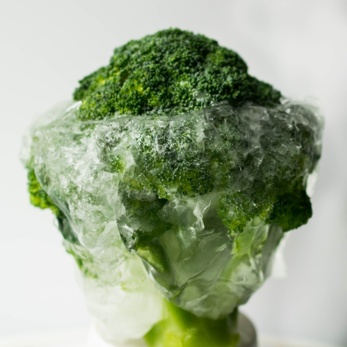 gefrorenes gemüse in tüte aufbewahen brokkoli
