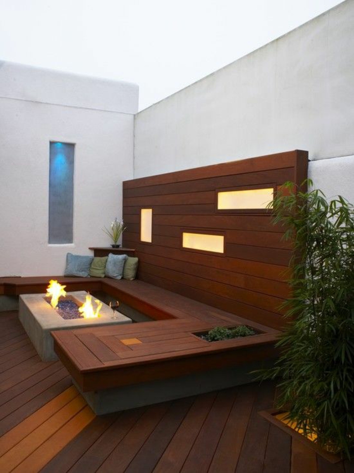 holz veranda bauen modern schlicht holzart auswählen