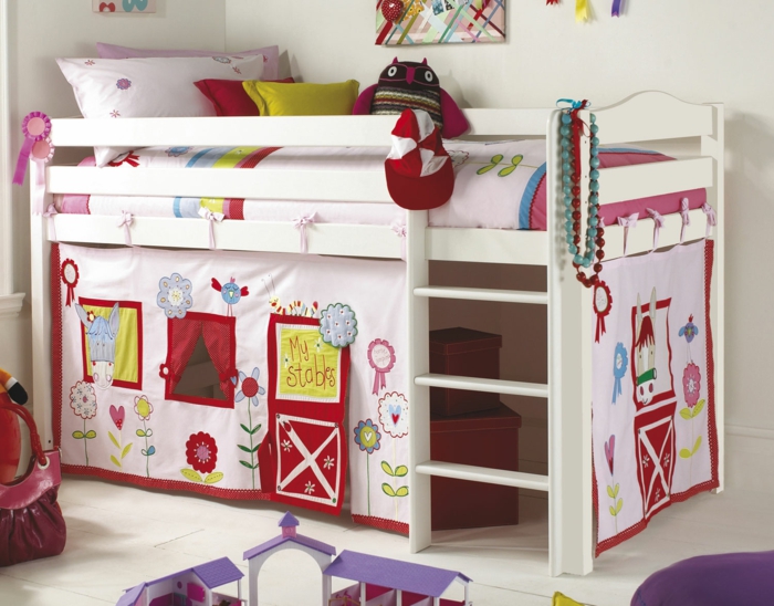 kinderzimmermöbel kinderspielbett lustiges design kinderzimmer