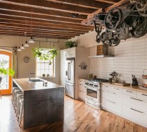100 Kücheneinrichtung Beispiele mit industriellem Look