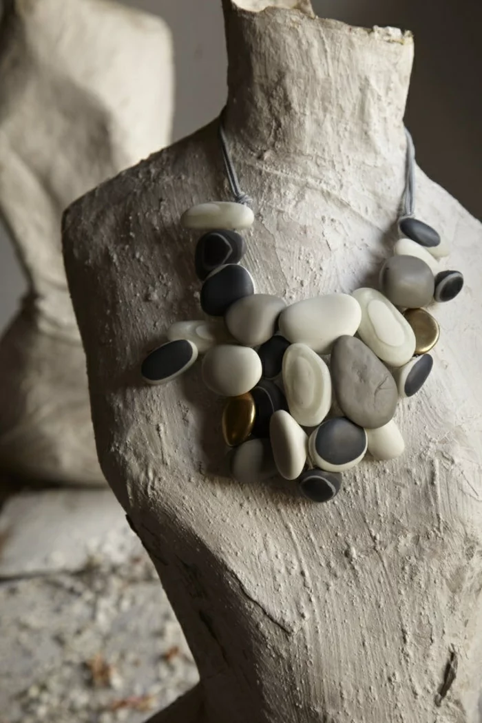 luxus accessoires halsketten aus natursteinen