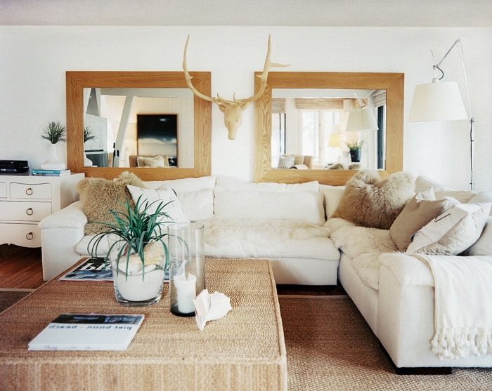 möbel landhausstil wohnzimmer ideen rustikale deko