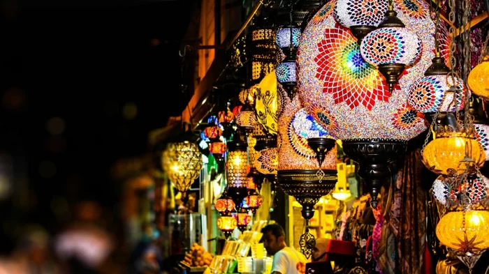 orientalische lampen mystisch leuchten