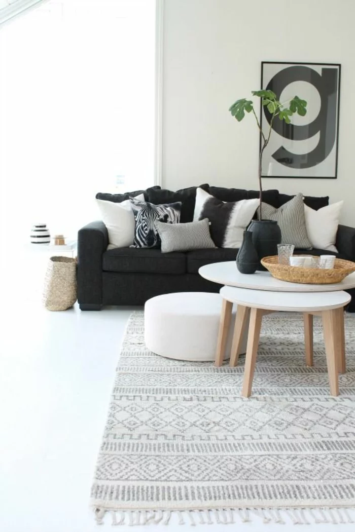  skandinavische teppiche skandinavische möbel wohnzimmer
