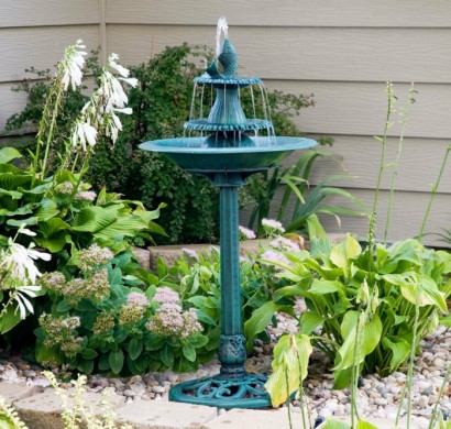 Verschonern Sie Ihren Garten Oder Balkon Mit Einem Springbrunnen