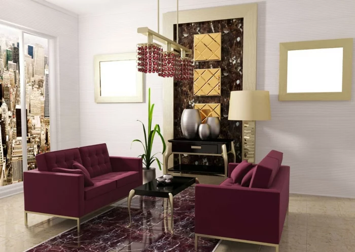 zimmerfarben ideen wohnzimmer creme wandfarbe coole sofas