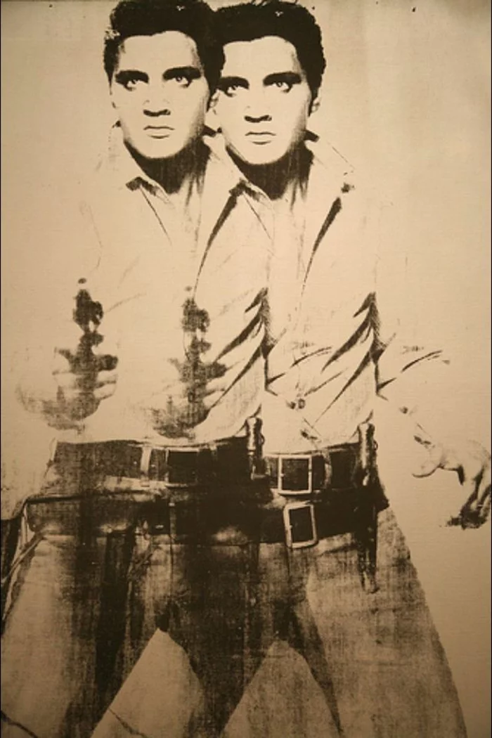  Double Elvis 1963 bekanntes Werk der Pop Sänger doppelt dargestellt Andy Warhol berühmte Werke