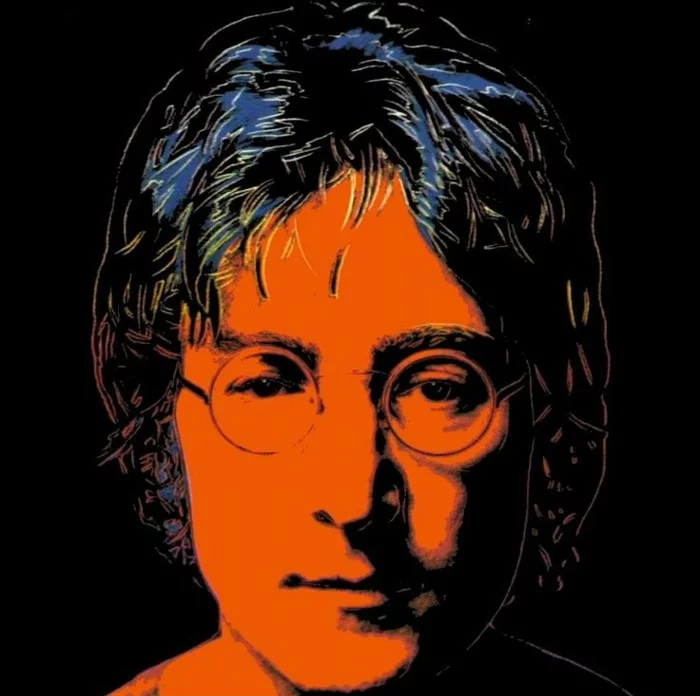 Andy Warhol John Lennon Pop Art Porträt 