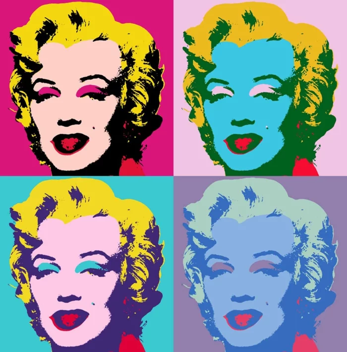 Andy Warhol Serie Merilyn Monroe 1964 machte den Pop Art Künstler berühmt 