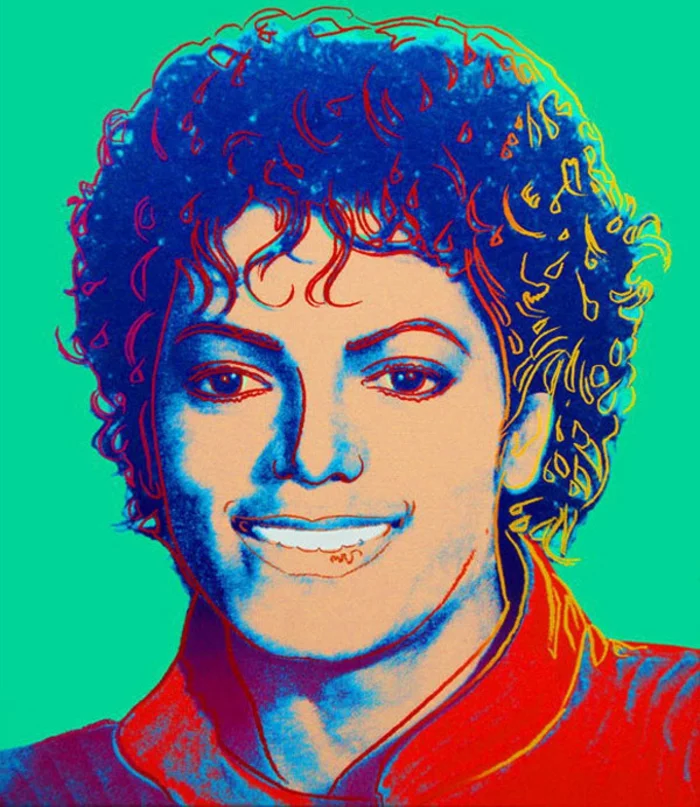Andy Warhol Michael Jackson pop Art Porträt 