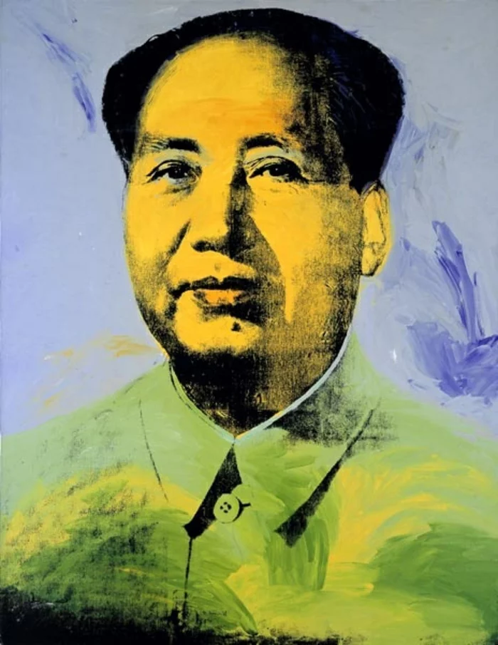 Mao 1973 Porträt Andy Warhol berühmte Werke 