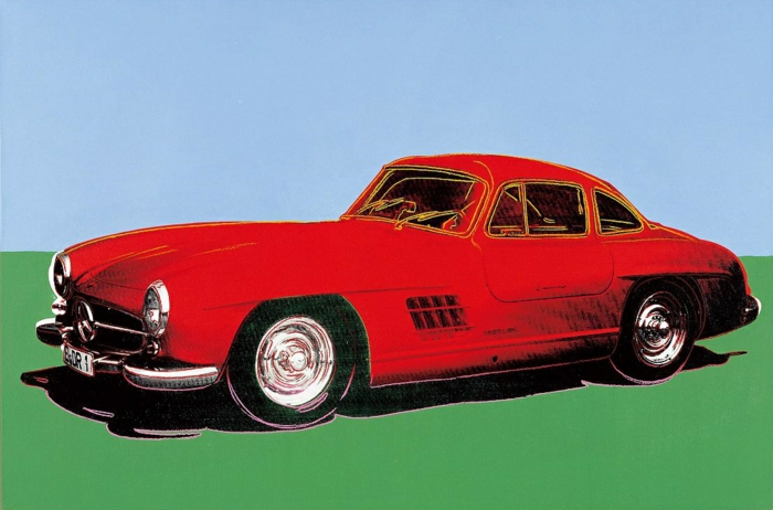 Andy Warhol werke mercedes 300 SL Coupe