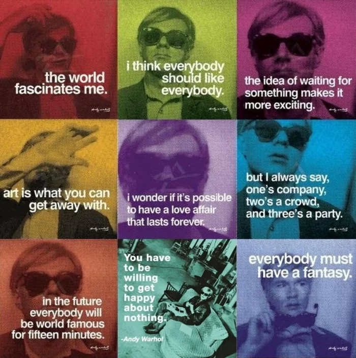 Gedanken von Andy Warhol König der Popkunst Werke und Leben
