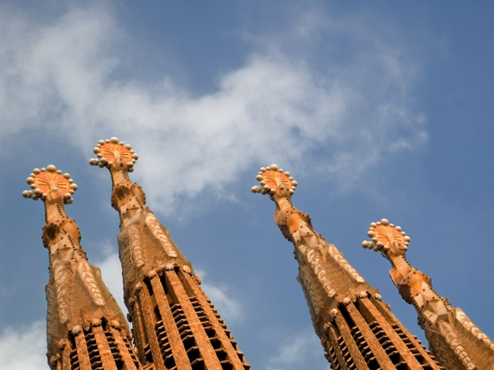 Antoni Gaudi Sagrada Familia die sterne