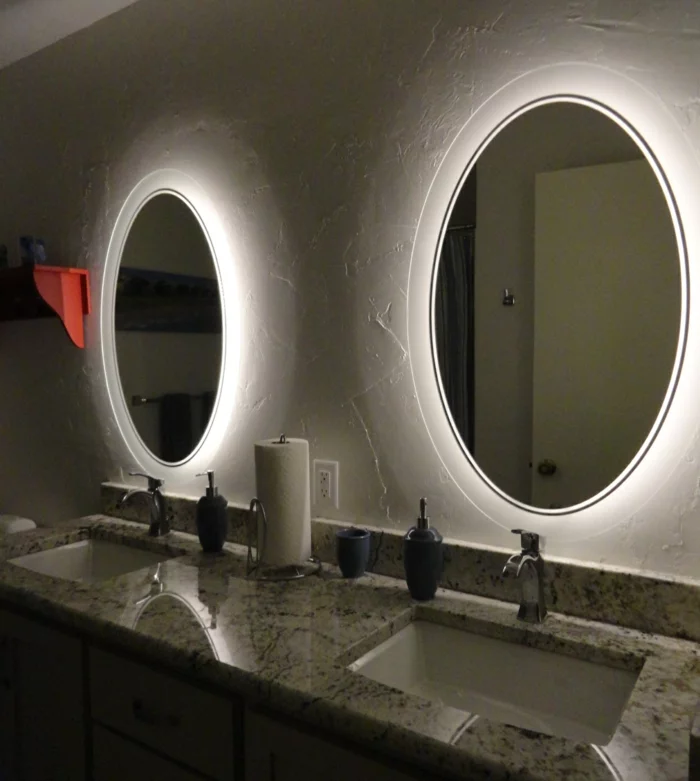 Badezimmer Spiegel Ideen Kreis