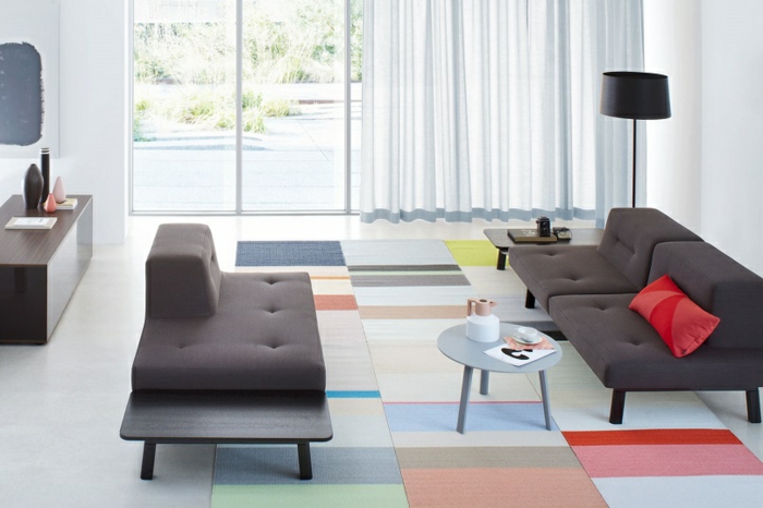 Docks möbelsysteme modulares sofa und designermöbel und moderne teppiche