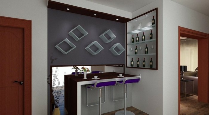 platzsparende Möbel Esszimmer modern Wohnküche Esszimmermöbel aufbewahrung design