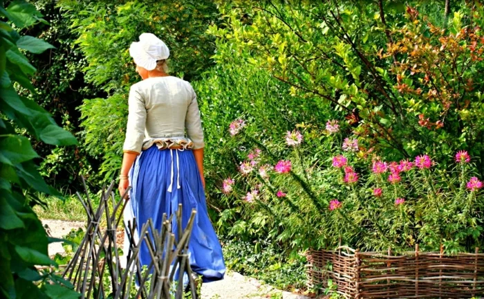 Garten und Landschaftsbau ansicht Frau