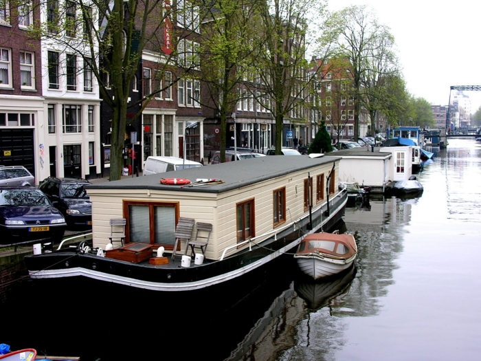 Hausboot Amsterdam Kanal