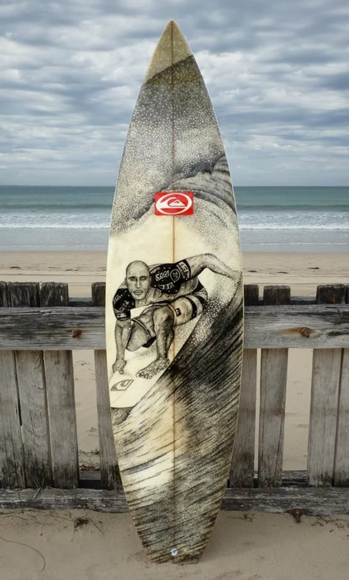 Jarryn Dower Art&Design altes surfbrett bemalen