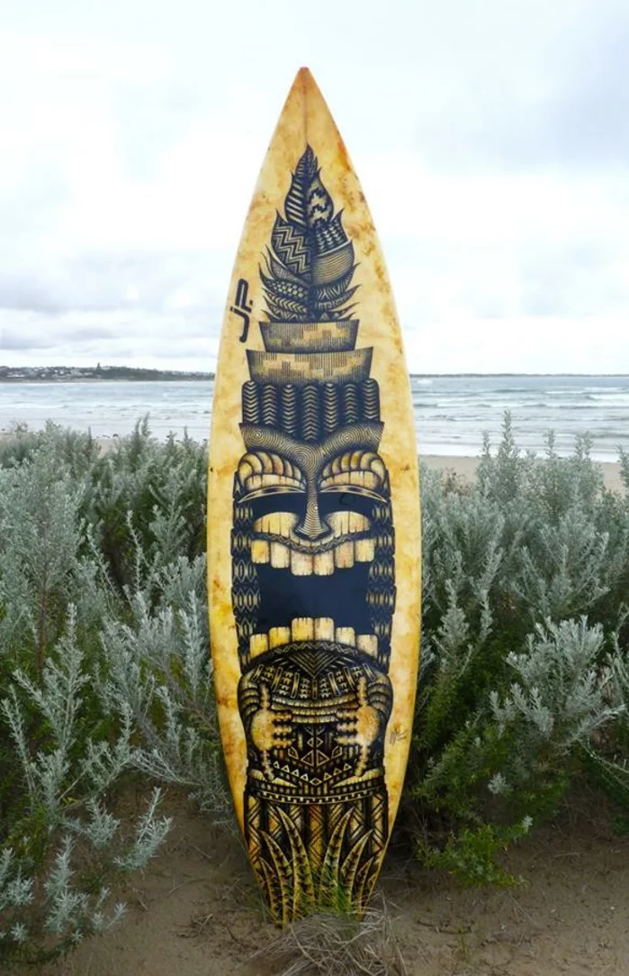 Jarryn Dower Art&Design altes surfbrett ins kunstwerk verwandeln