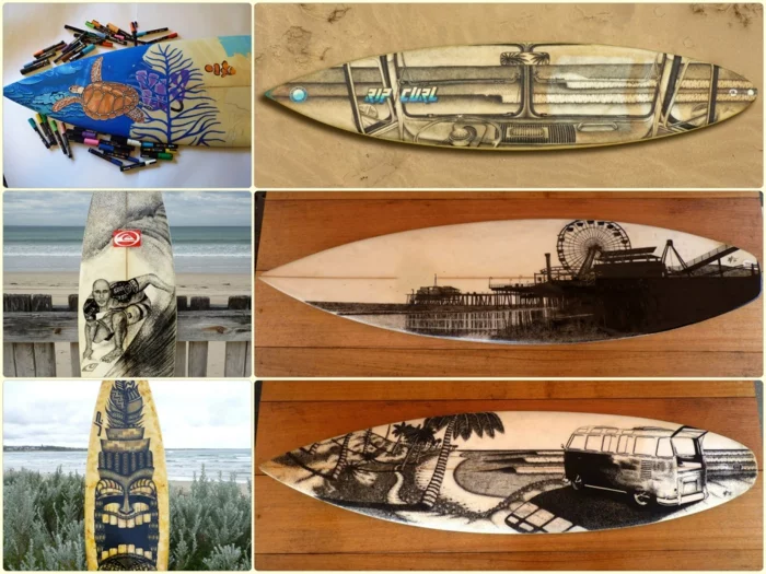 Jarryn Dower Art&Design kunstwerke auf surfbrett