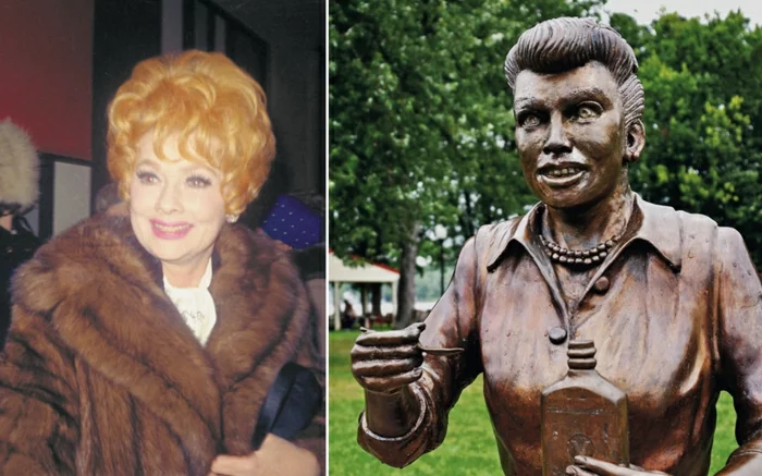 Lucille Ball statue und bild promi news