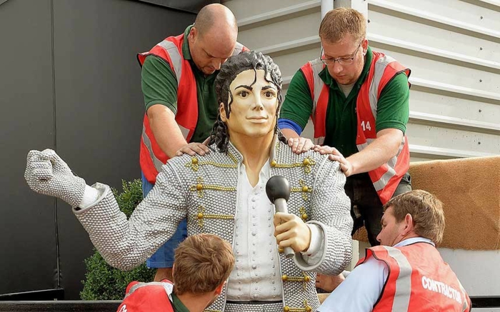 Michael Jackson statue prominews wachsstatue