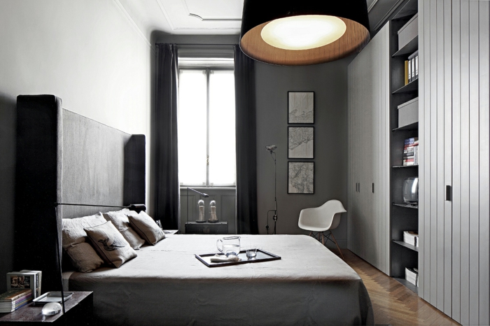 Palazzo Style Apartment mailand industrail möbel schlafzimmer einrichten