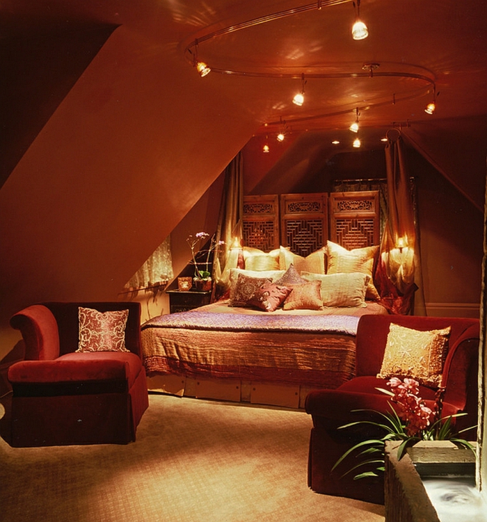 Schlafzimmer Design marokko gewürze